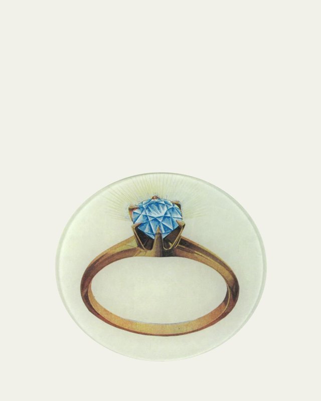Diamond Ring Decorative Plate
